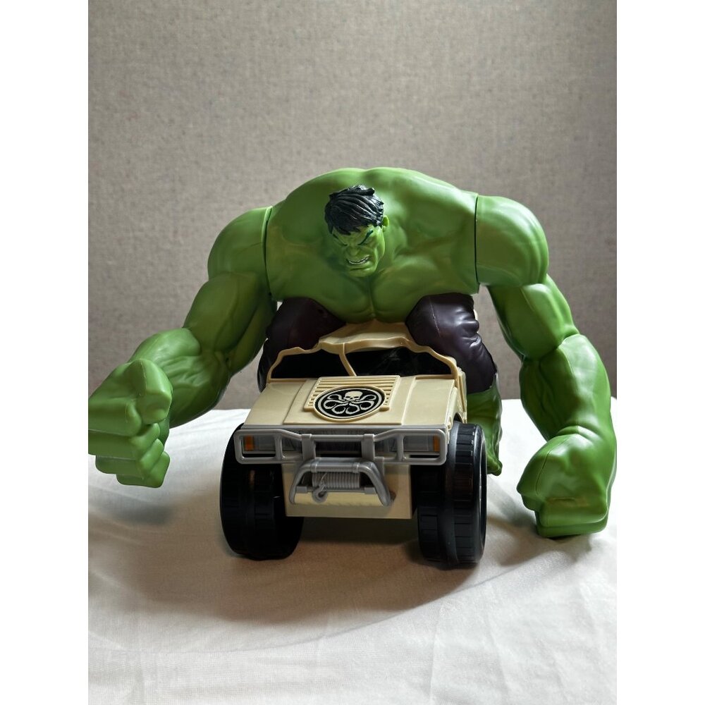 Hulk Smash RC Jeep Jakks Marvel NO Remote Tested Avengers 2015 kids toy